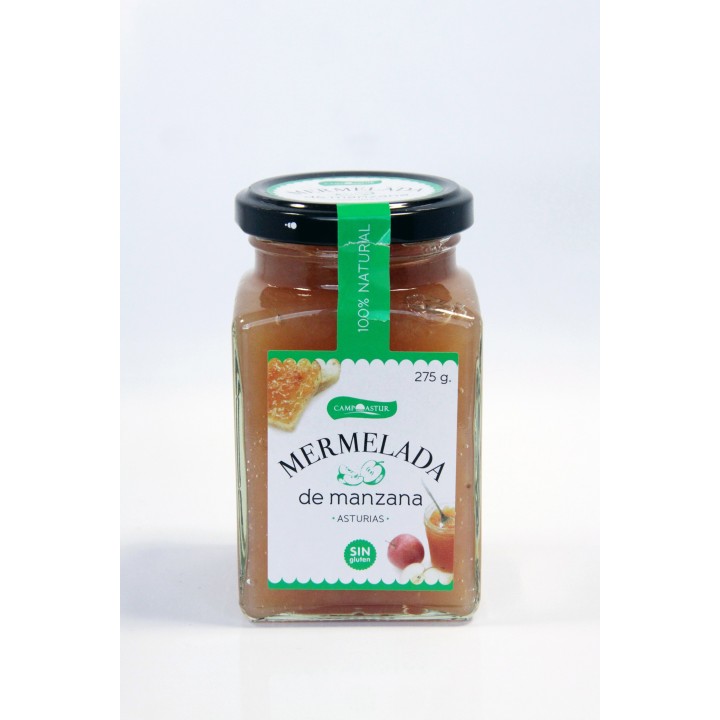 Mermelada de manzana 100% natural, sin gluten