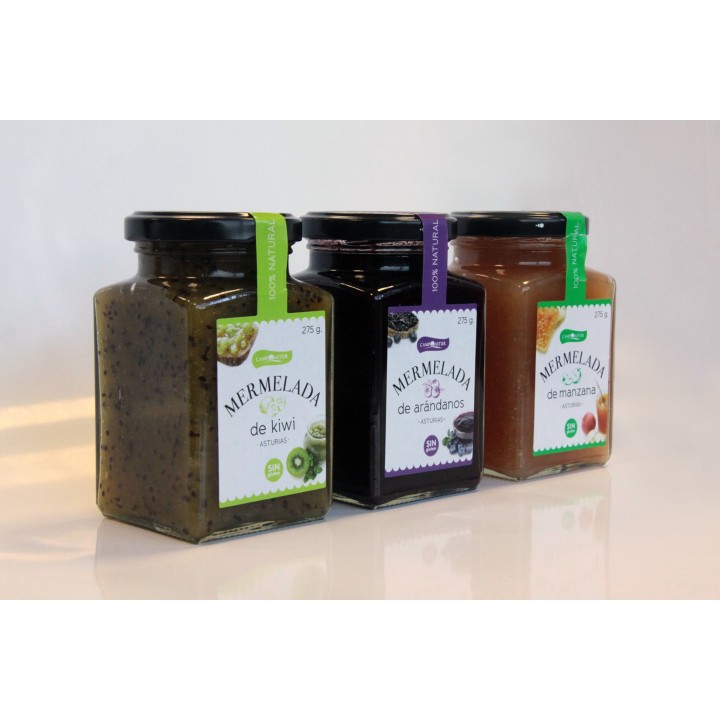 Mermelada de arándanos 100% natural, sin gluten