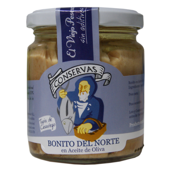Bonito del Norte en aceite de oliva "El viejo pescador"