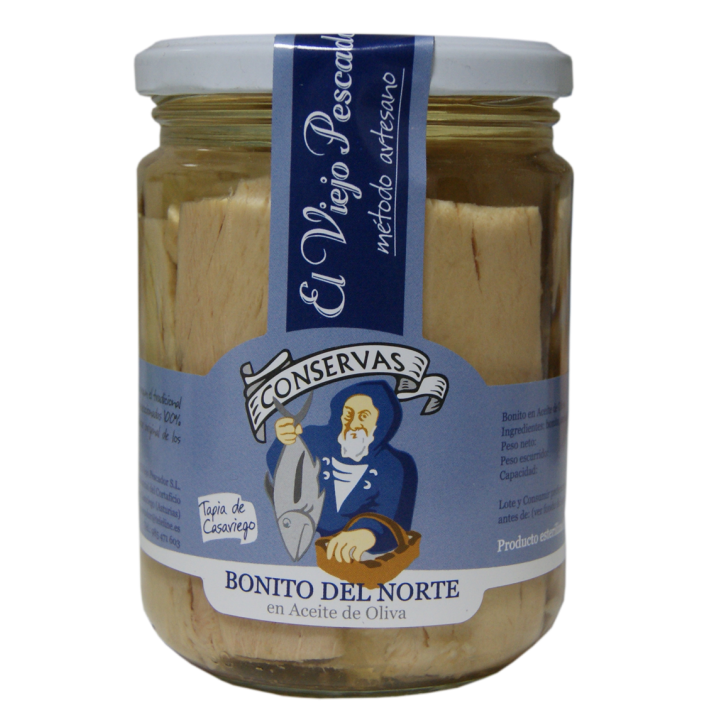 Bonito del Norte en aceite de oliva "El viejo pescador"
