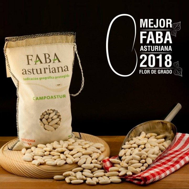Fabas asturianas Campoastur, con denominación de origen IGP. Saco de 1 kg.