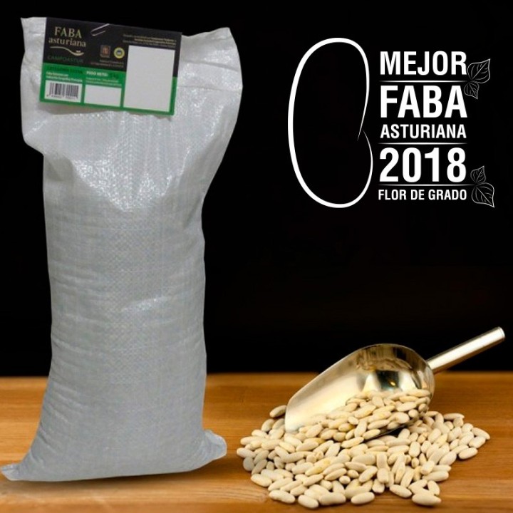 Fabas asturianas Campoastur, con denominación de origen IGP. Saco 5 kg
