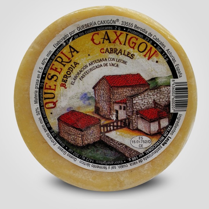 queso de leche pasteurizada de vaca CAXIGON