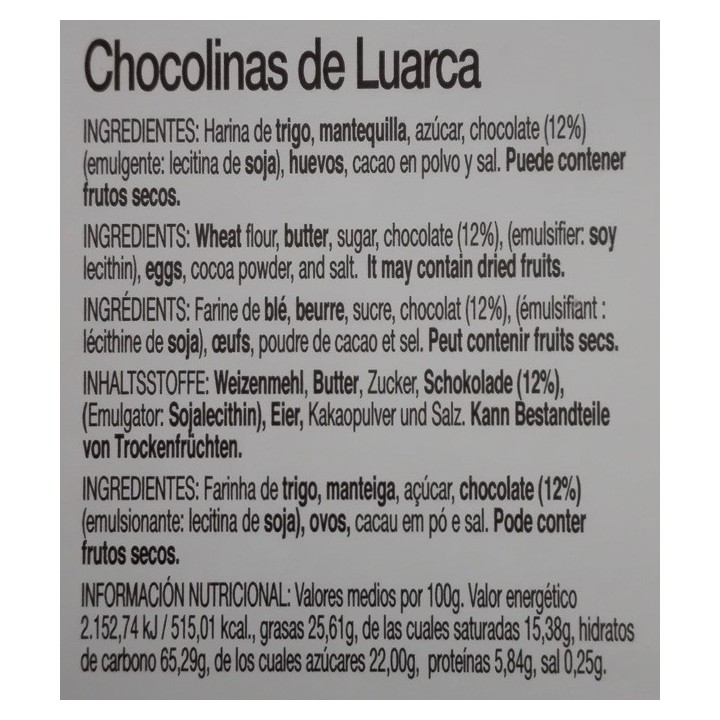 Chocolinas de Luarca