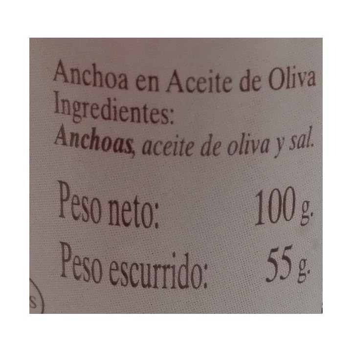 anchoas en aceite oliva