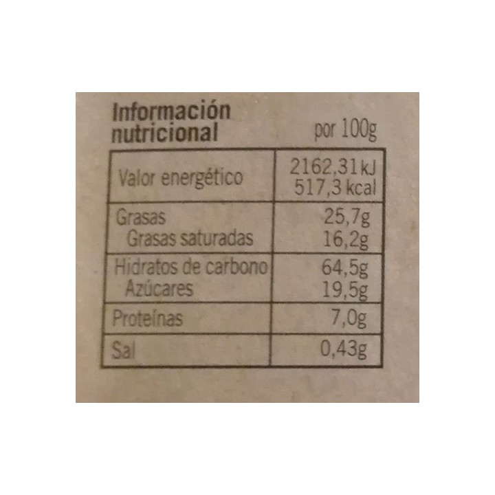 galletas de mantequilla y avellana