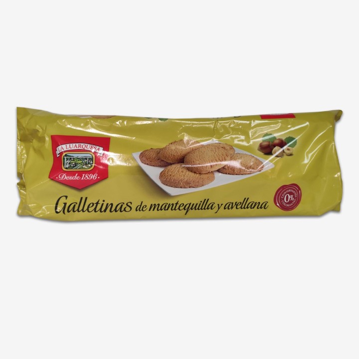 Galletas avellana 175 gr LA LUARQUESA