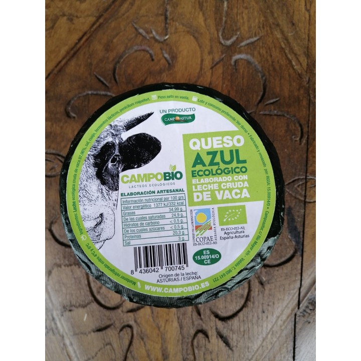 Queso azul ecológico CampoBio