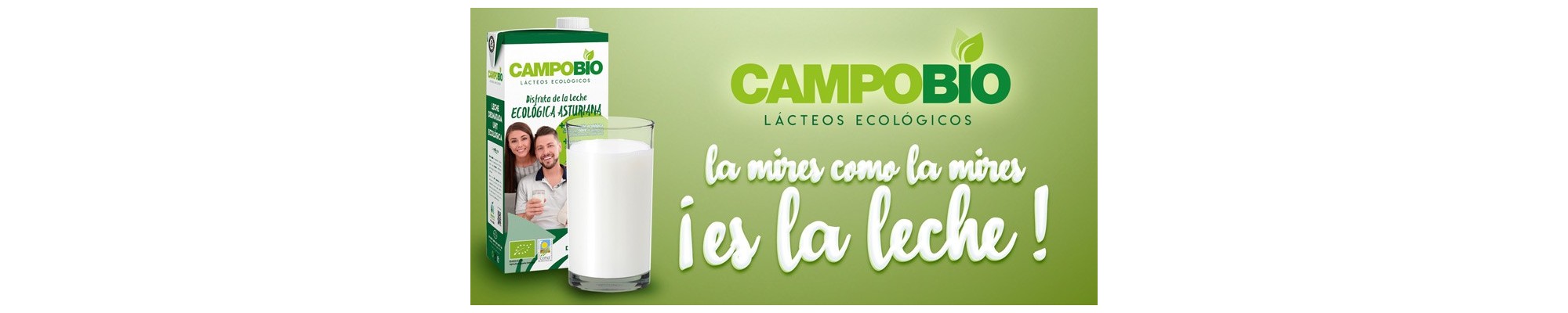 Leche ecológica 100% asturiana